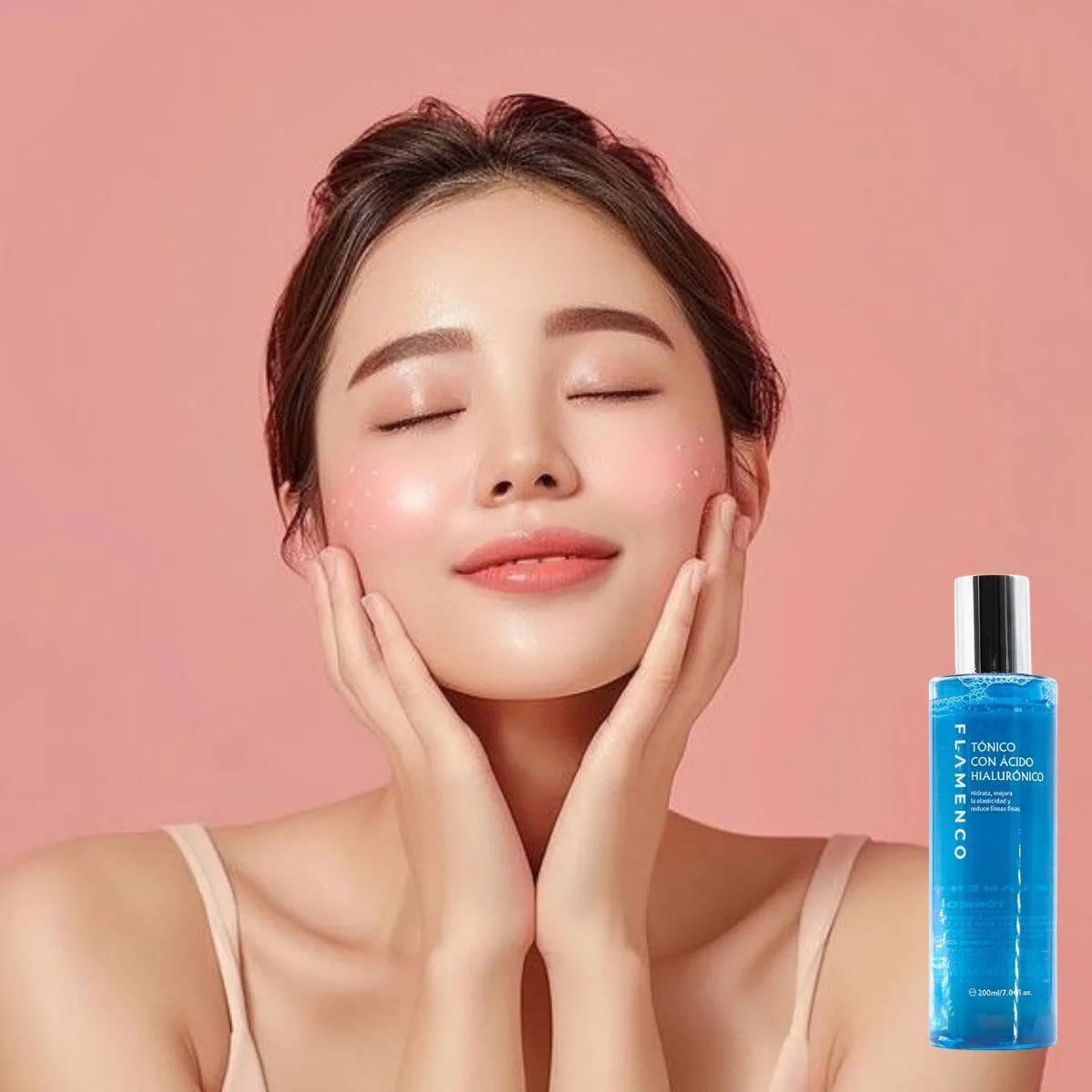 TONICO FACIAL HIDRATANTE CON ACIDO HIALURONICO BELLEZA LAU - 7