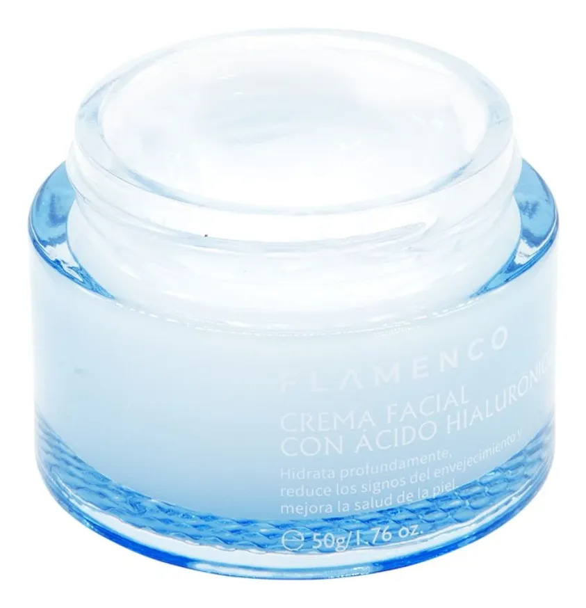 CREMA FACIAL HIDRATANTE CON ACIDO HIALURONICO BELLEZA LAU - 3