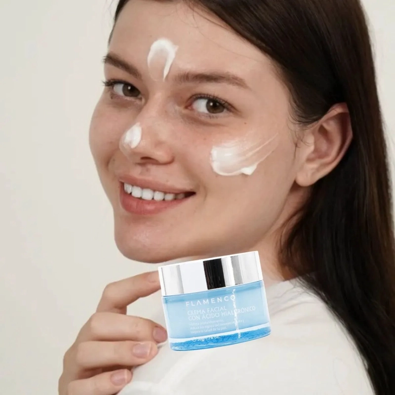 CREMA FACIAL HIDRATANTE CON ACIDO HIALURONICO BELLEZA LAU - 8