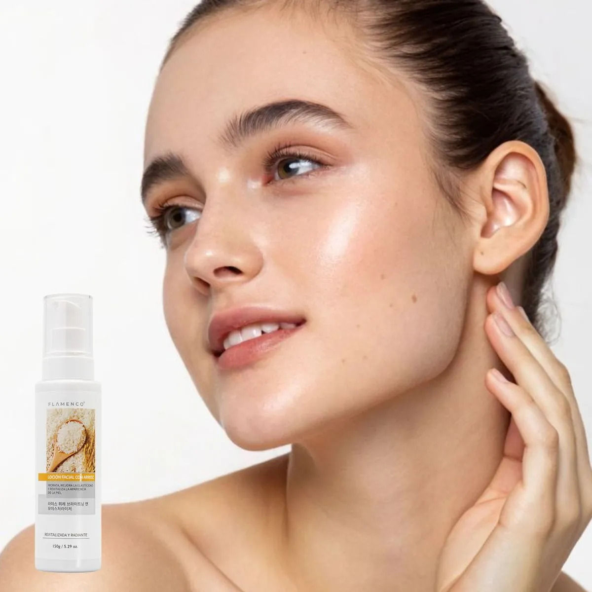 LOCION FACIAL HIDRATANTE DE ARROZ REVITALIZA HIDRATA LAU - 7