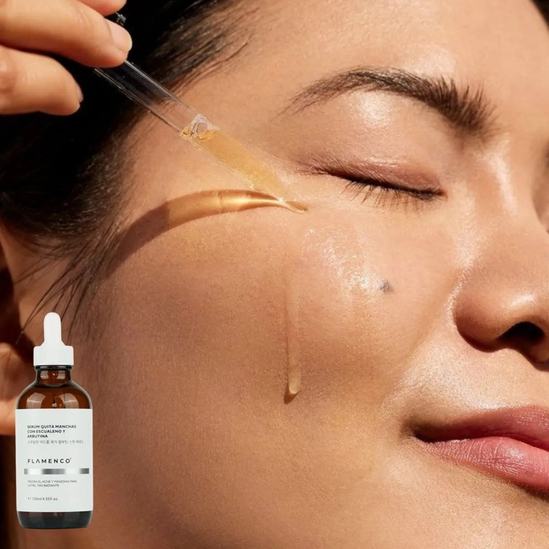 SERUM FACIAL DESPIGMENTANTE ANTIACNE ESCUALENO ARBUTINA LAU - 4
