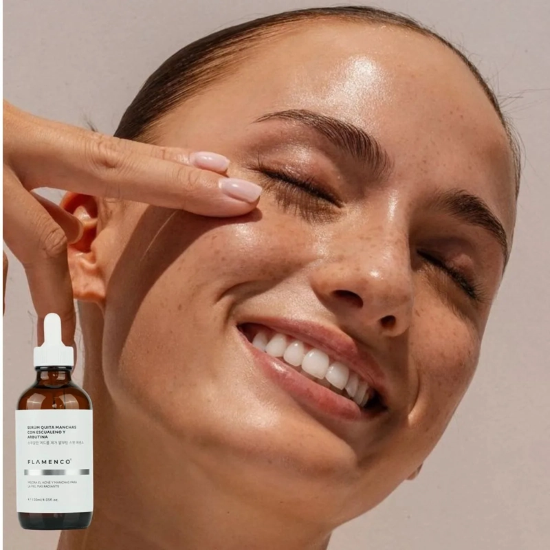 SERUM FACIAL DESPIGMENTANTE ANTIACNE ESCUALENO ARBUTINA LAU - 5