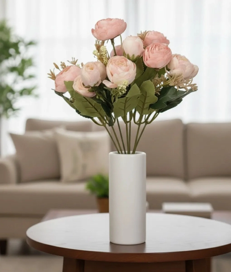 SET 2 RAMO DECORATIVO FLORES ARTIFICIALES ADORNO FLORAL JHN - 2
