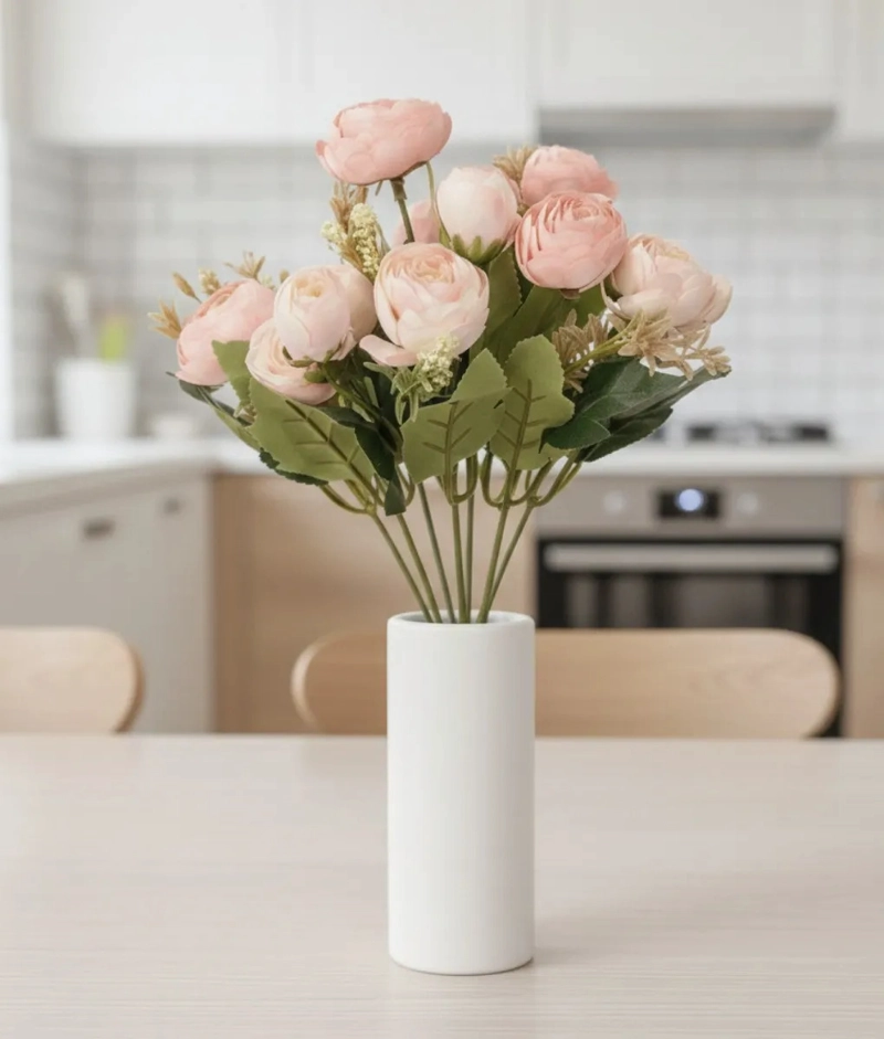 SET 2 RAMO DECORATIVO FLORES ARTIFICIALES ADORNO FLORAL JHN - 8