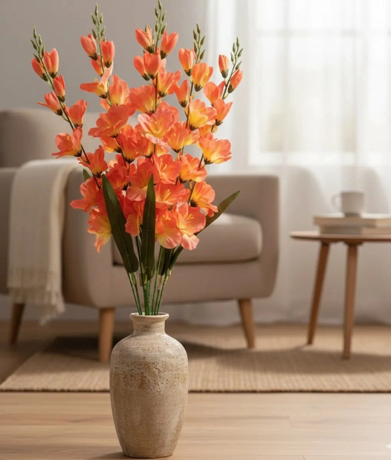 SET 2 RAMO FLORAL DECORATIVO ADORNO ARTIFICIAL ARREGLO JHN - 10