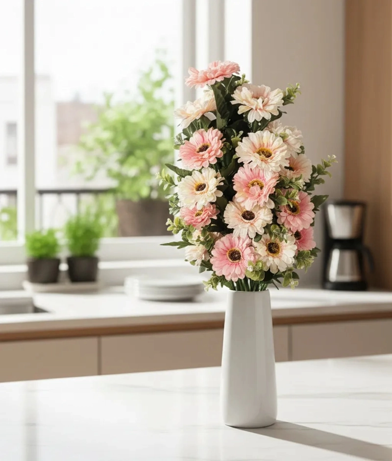 RAMO FLORES ARTIFICIALES DISEÑO MARGARITA CLASICA JHN - 9