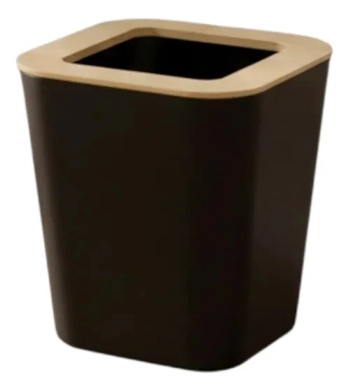 BASURERO PAPELERA DISEÑO CONTEMPORANEO TOQUE NATURAL JHN - 3