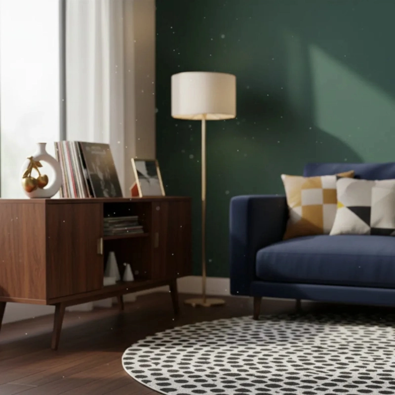 FLORERO DECORATIVO JARRON ADORNO DISEÑO MOTIVO ORGANICO JHN - 2