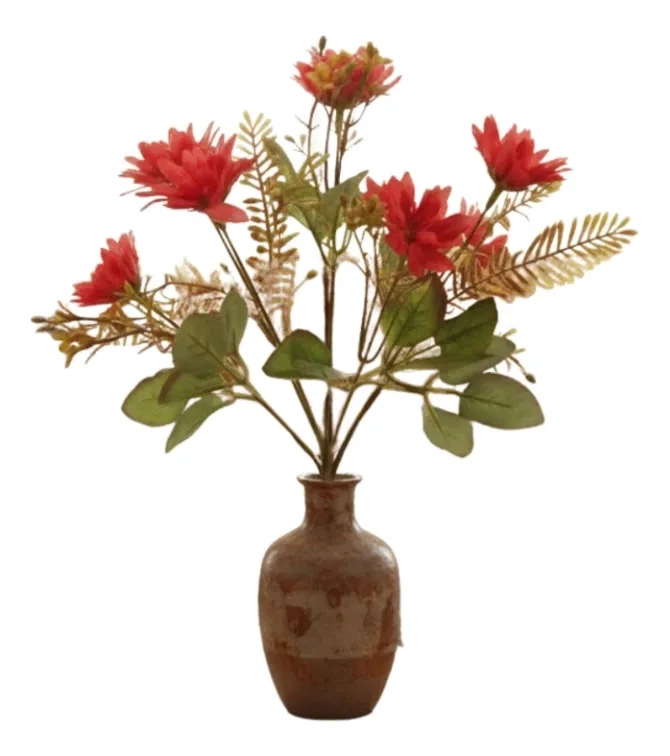 SET 4 RAMO FLORES SILVESTRE MULTICOLOR ADORNO ARTIFICIAL JHN - 3