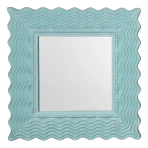 SET 3 ESPEJO PARED DECORATIVO DISEÑO OLAS DINAMICO JHN - 3