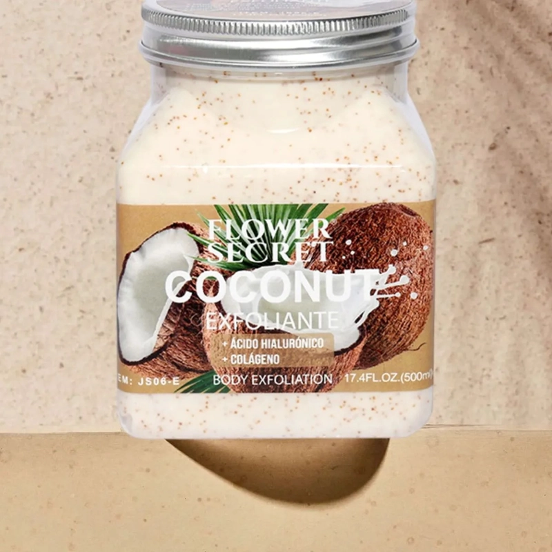 SET 2 CREMAS EXFOLIANTE CORPORAL COCONUT NUTRE HIDRATA LAU - 3