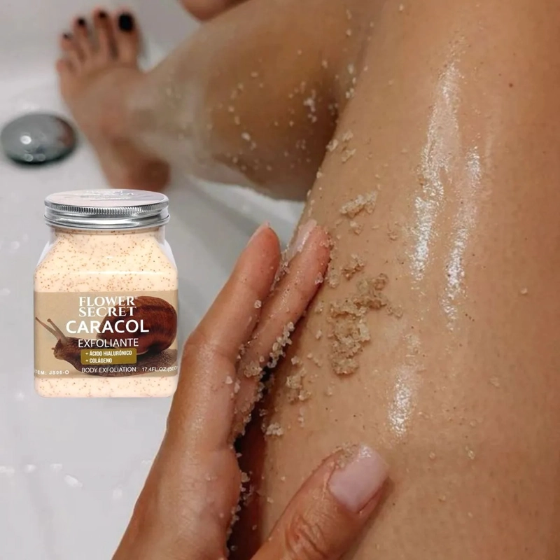 SET 2 CREMAS EXFOLIANTE CORPORAL CARACOL NUTRE HIDRATA LAU - 6