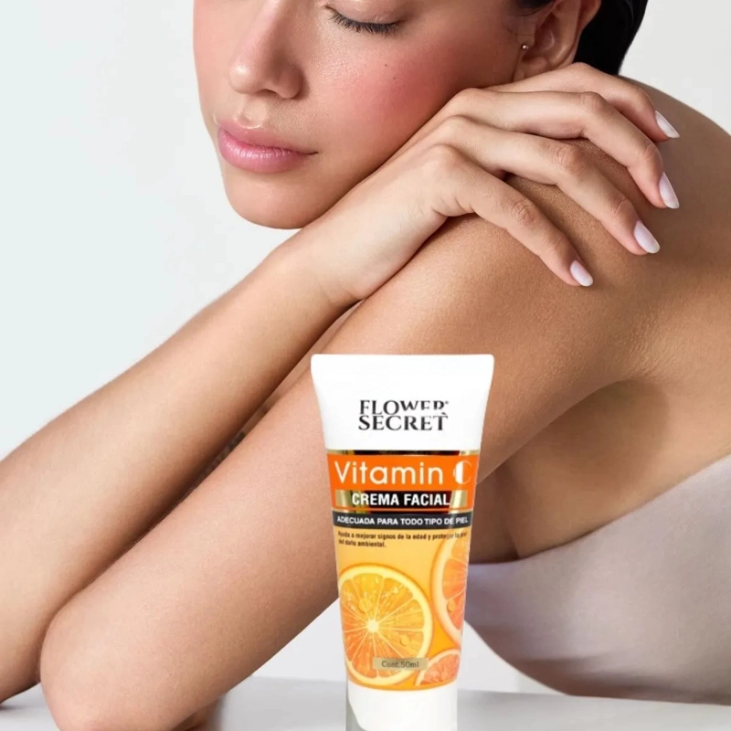 SET 2 CREMAS FACIAL VITAMINA C ANTIOXIDANTE BELLEZA LAU - 8