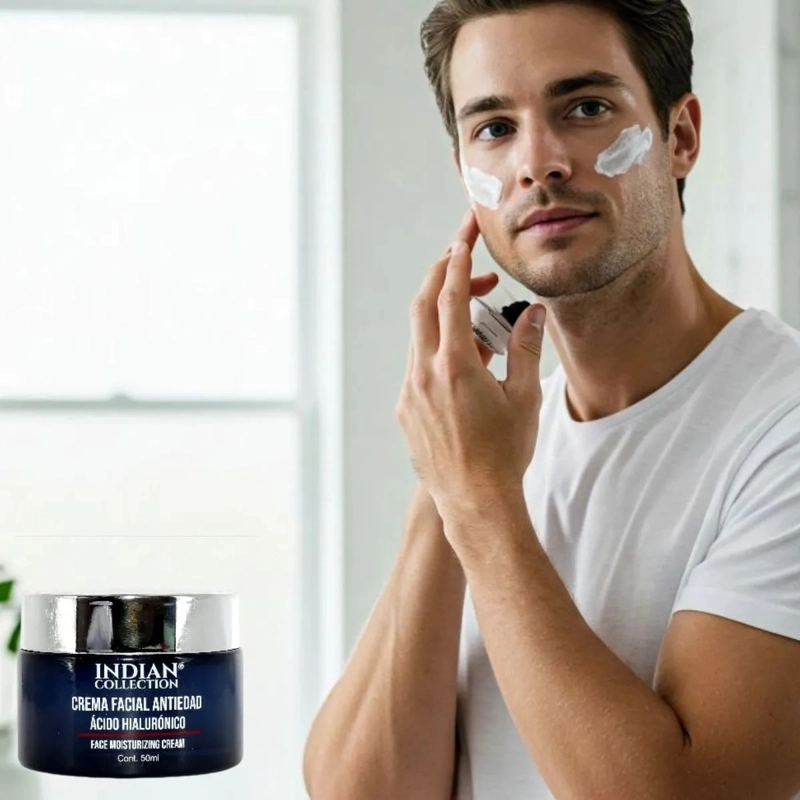SET 2 CREMA FACIAL ANTIEDAD REAFIRMANTE PARA HOMBRE LAU - 8