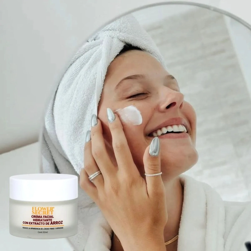 SET 2 CREMAS FACIAL DE ARROZ HIDRATANTE NUTRITIVA LAU - 7