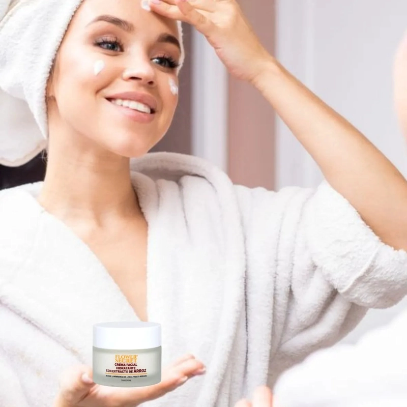 SET 2 CREMAS FACIAL DE ARROZ HIDRATANTE NUTRITIVA LAU - 8