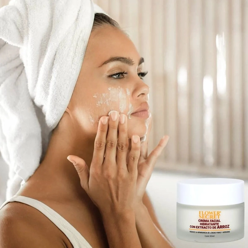SET 2 CREMAS FACIAL DE ARROZ HIDRATANTE NUTRITIVA LAU - 9