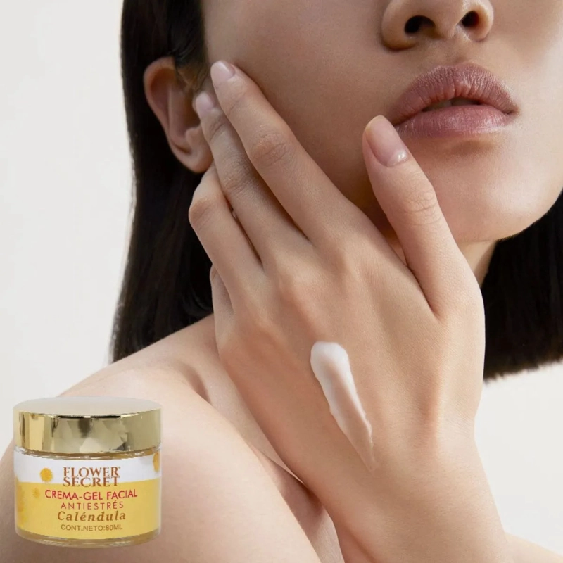 SET 2 CREMAS FACIAL DE GEL ANTIESTRES DE CALENDULA LAU - 4