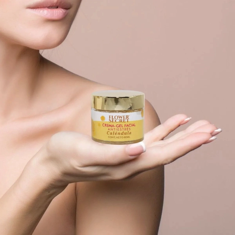 SET 2 CREMAS FACIAL DE GEL ANTIESTRES DE CALENDULA LAU - 5