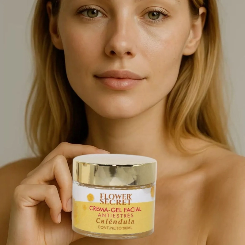SET 2 CREMAS FACIAL DE GEL ANTIESTRES DE CALENDULA LAU - 8