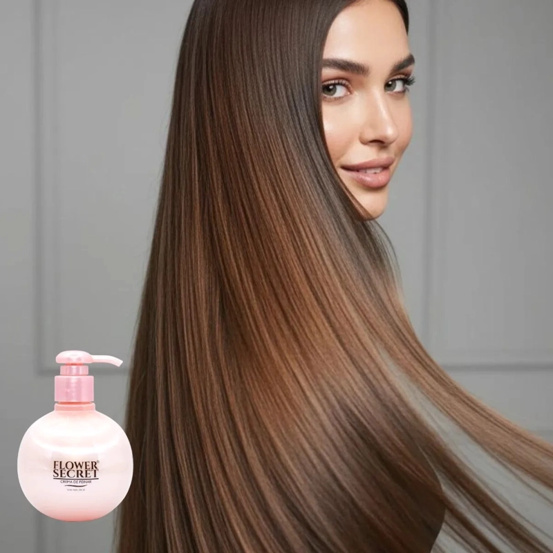 SET 6 CREMAS DE PEINAR COLOR ROSADO NUTRICION CABELLO LAU - 3