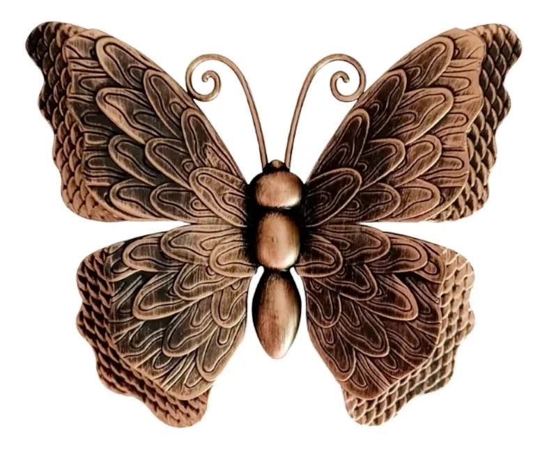 SET 3 FIGURAS DECORATIVAS MARIPOSAS PARED VINTAGE JHN - 1