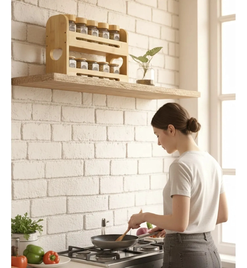 ESPECIERO ORGANIZADOR COCINA 2 NIVELES DISEÑO MODERNO JHN - 4