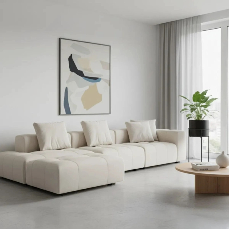 MACETERO MODERNO BASE MACETA CILINDRICA ESTILO ELEGANTE JHN - 2