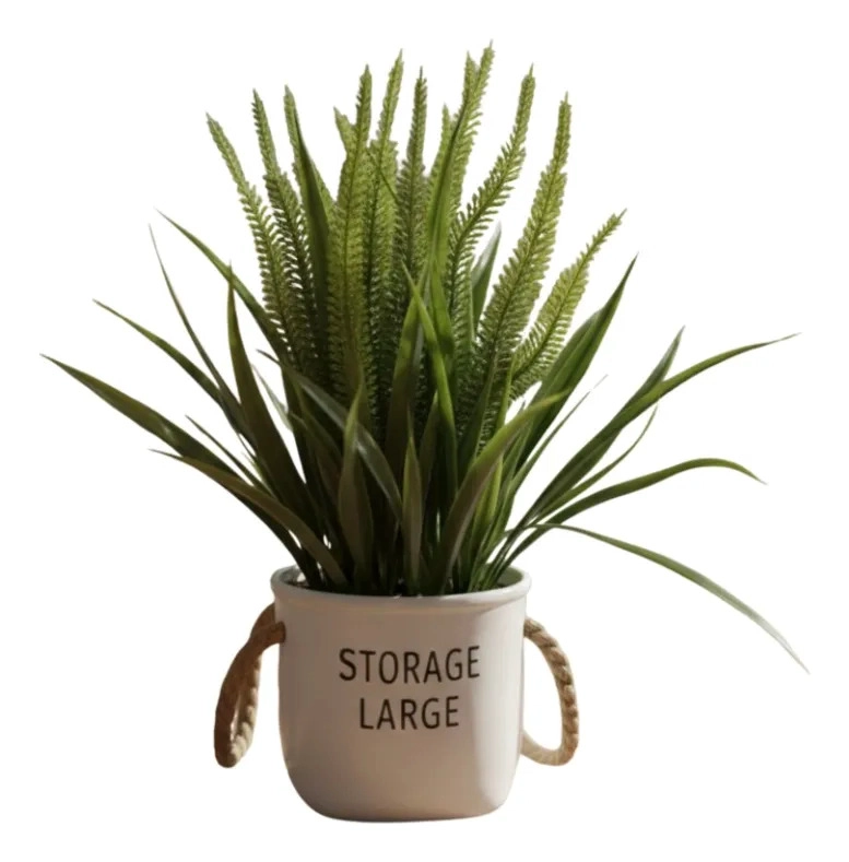 PLANTA ARTIFICIAL DECORATIVA FOLLAJE SILVESTRE REALISTA JHN - 1