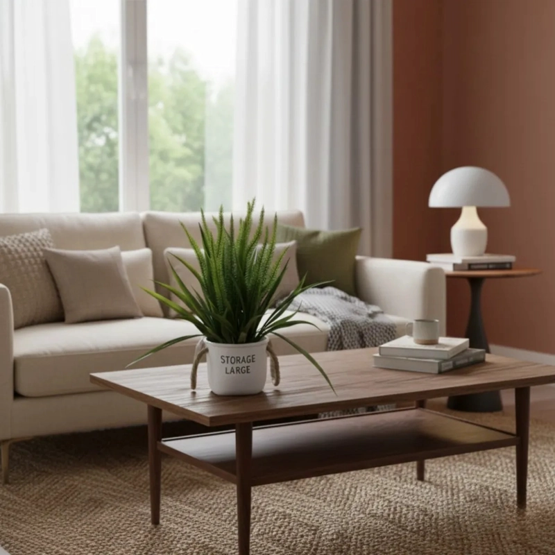 PLANTA ARTIFICIAL DECORATIVA FOLLAJE SILVESTRE REALISTA JHN - 7