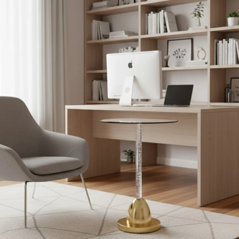 MESA DECORATIVA MODERNA MINIMALISTA DISEÑO BURBUJAS AJ - 7