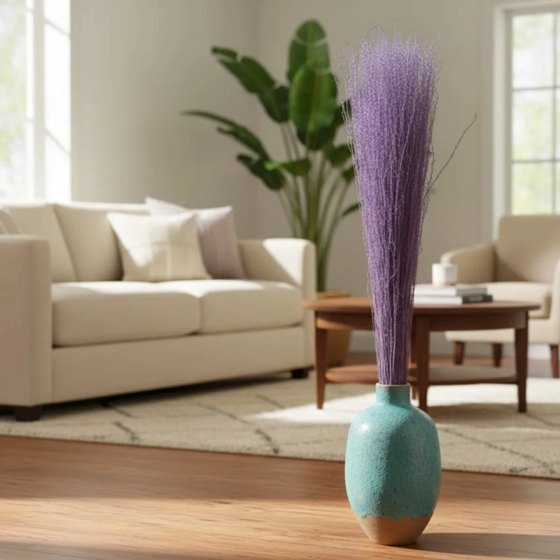 SET 4 FOLLAJES DECORATIVOS FLOREROS ESPACIOS MODERNOS AJ - 10