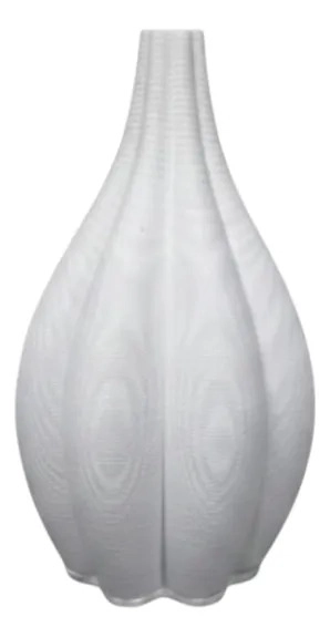 FLORERO DECORATIVO ESTRIADO ESCULTORICO ESTILO MODERNO AJ - 1