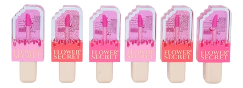 PAQ 24 BRILLOS LABIALES HIDRATANTES FORMA HELADO VOLUMEN ALJ - 2