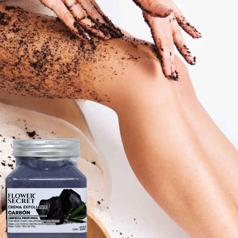 SET 3 CREMAS EXFOLIANTES CORPORAL DE CARBON DETOX COCO LAU - 2