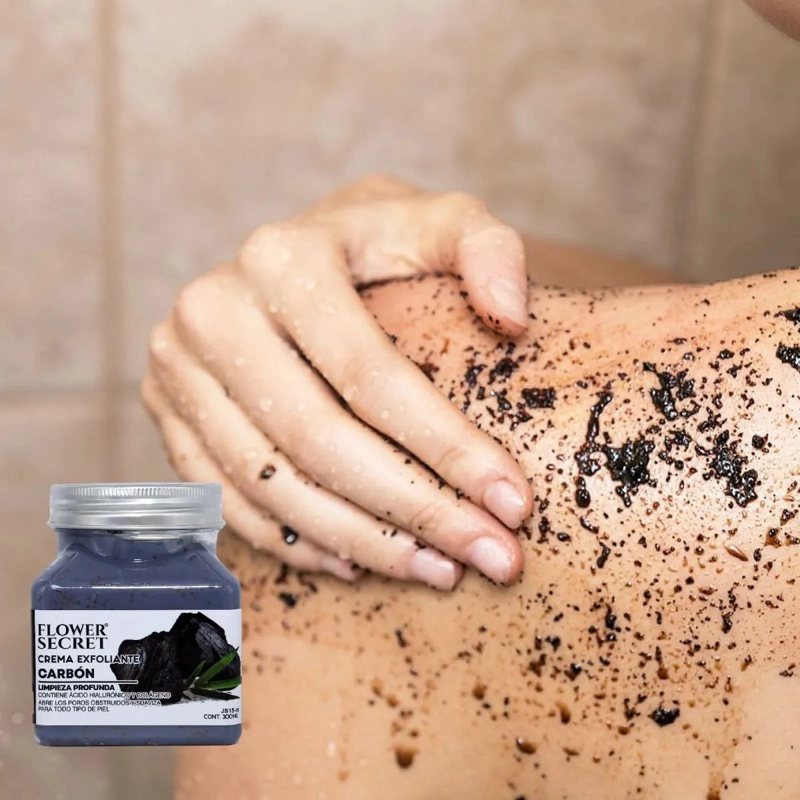 SET 3 CREMAS EXFOLIANTES CORPORAL DE CARBON DETOX COCO LAU - 5