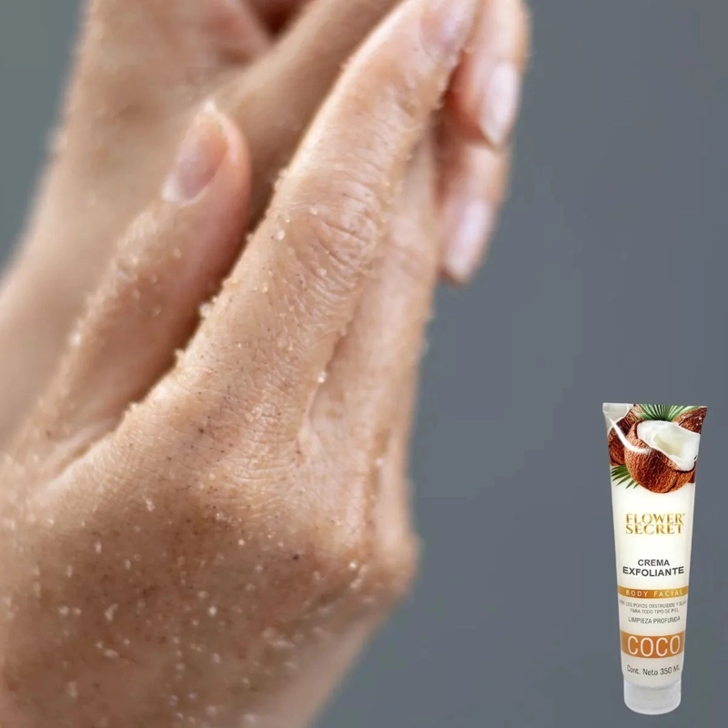 SET 2 CREMAS EXFOLIANTES CORPORAL COCO LIMPIEZA PROFUNDA LAU - 6