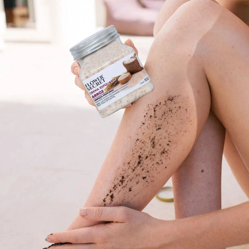 SET 3 CREMAS EXFOLIANTES CORPORAL ARROZ Y CAFE LIMPIEZA LAU - 5