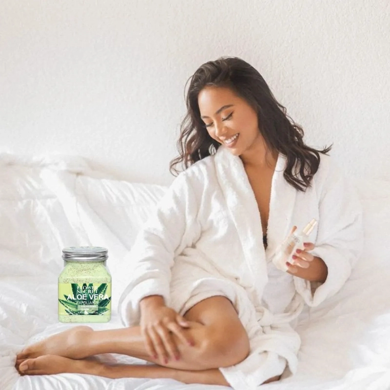 SET 2 CREMAS EXFOLIANTES CORPORAL DE ALOE VERA PIEL LAU - 8