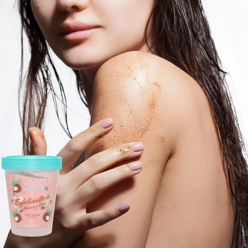 SET 2 EXFOLIANTES CORPORAL AZUCAR AROMA COCO CHOCOLATE LAU - 5