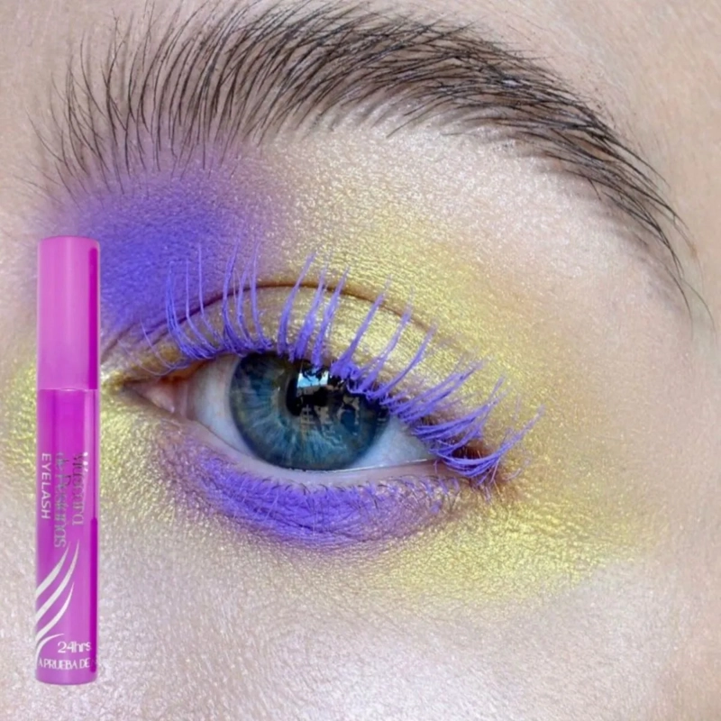 PAQ 24 MASCARAS PESTAÑAS MORADO PRUEBA AGUA VOLUMEN 24H ALJ - 5