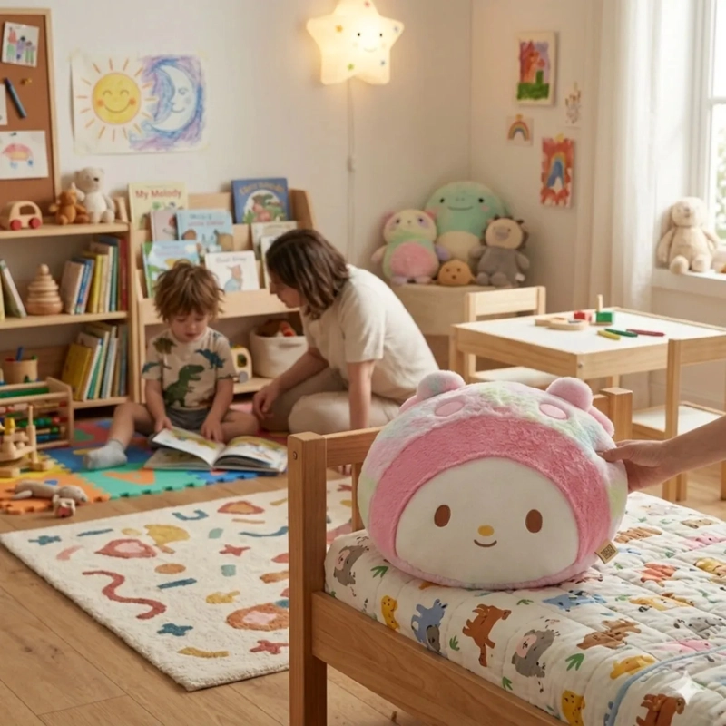COJIN ANIMADO INFANTIL PELUCHE PERSONAJES DECORATIVO ALJ - 5