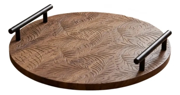 DUO BANDEJAS MESA DECORATIVAS PREMIUM DISEÑO MODERNO ALJ - 2