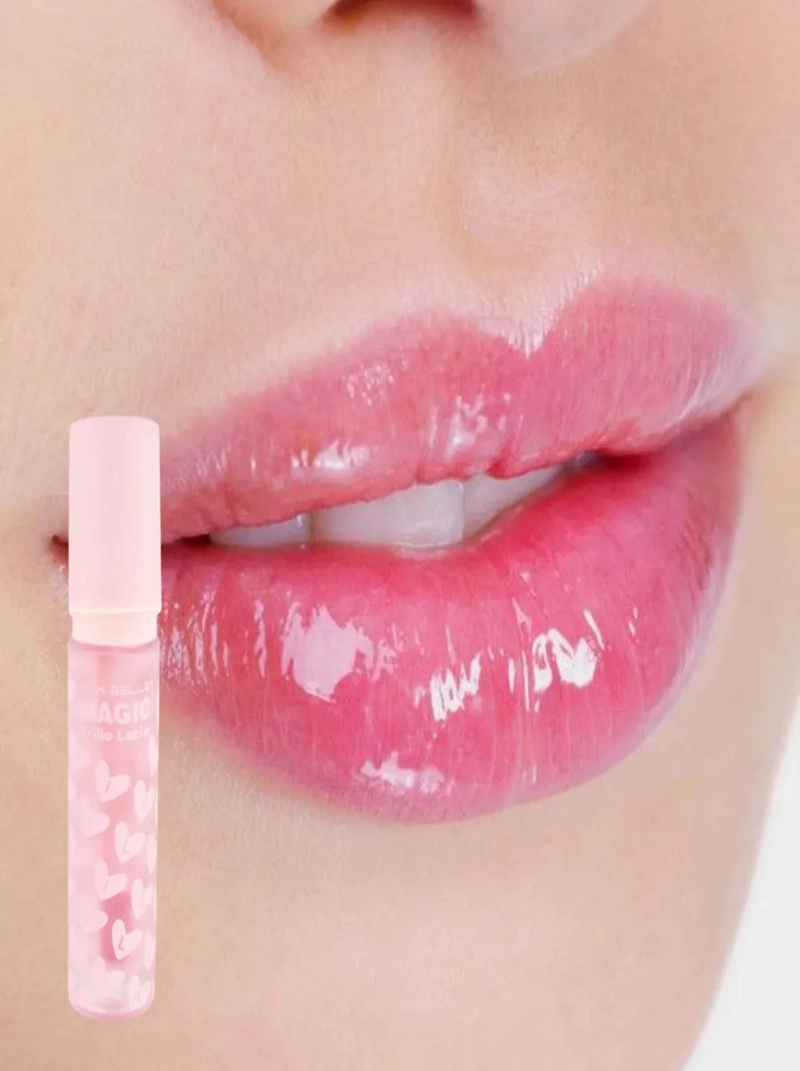PACK 3 BRILLOS LABIAL MAGIC GLOSS HIDRATANTE MAQUILLAJE LAU - 4