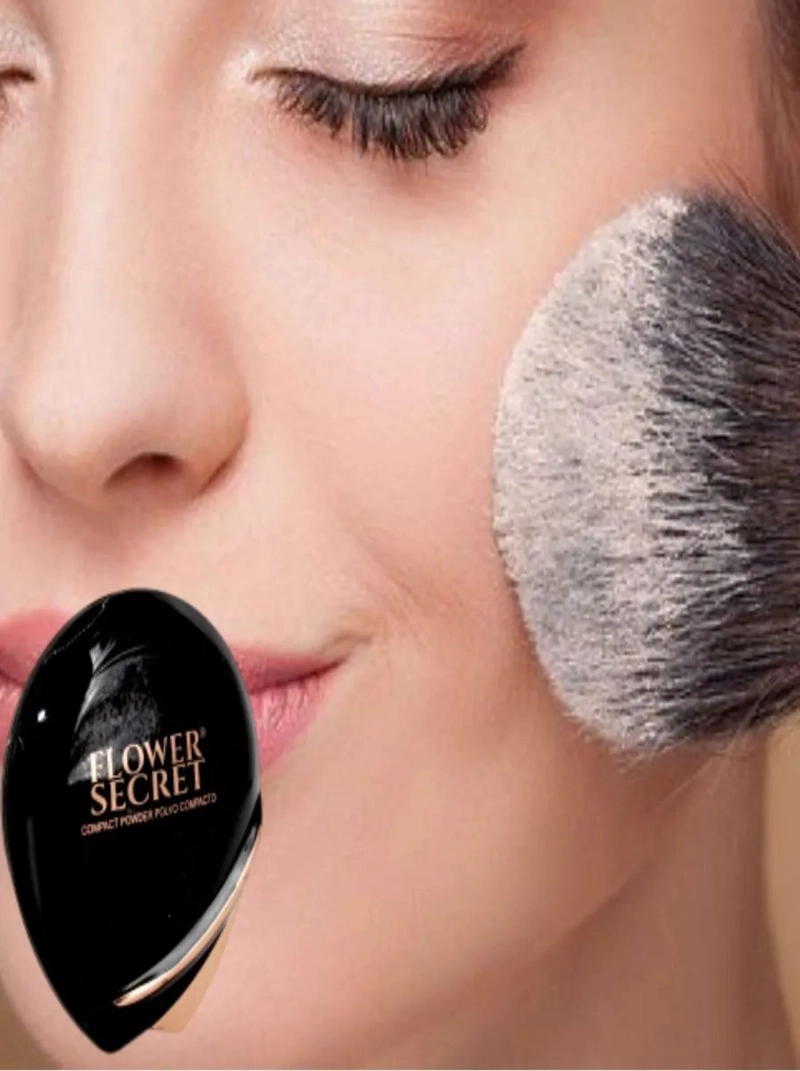 24 POLVOS COMPACTO SILK MATE CONTROL BRILLO MAQUILLAJE LAU - 6