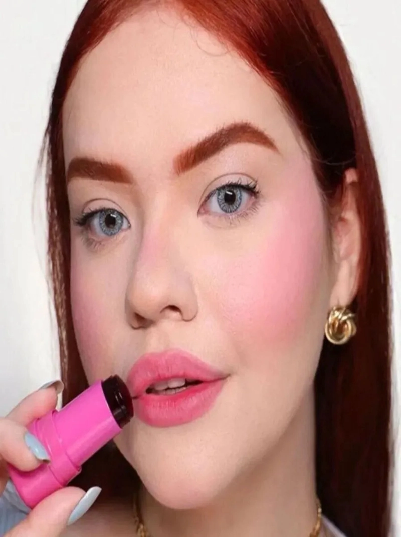 PACK 2 LABIALES TINTA BARRA MAQUILLAJE LABIOS RUBOR LAU - 10