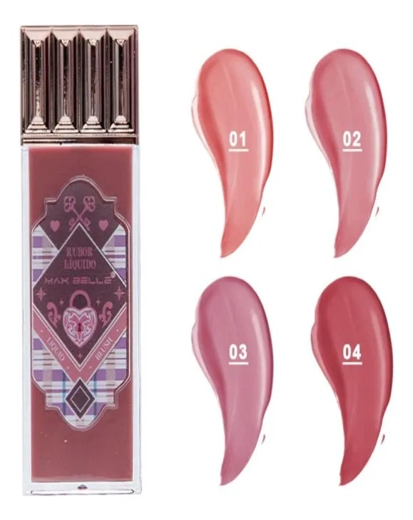 PACK 3 RUBORES LIQUIDOS BLUSH BRILLANTE MAQUILLAJE LAU - 4