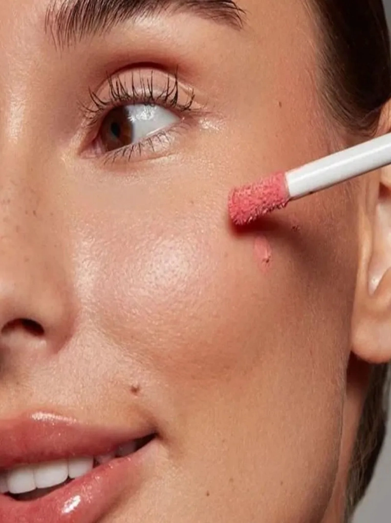 PACK 3 RUBORES LIQUIDOS BLUSH BRILLANTE MAQUILLAJE LAU - 8