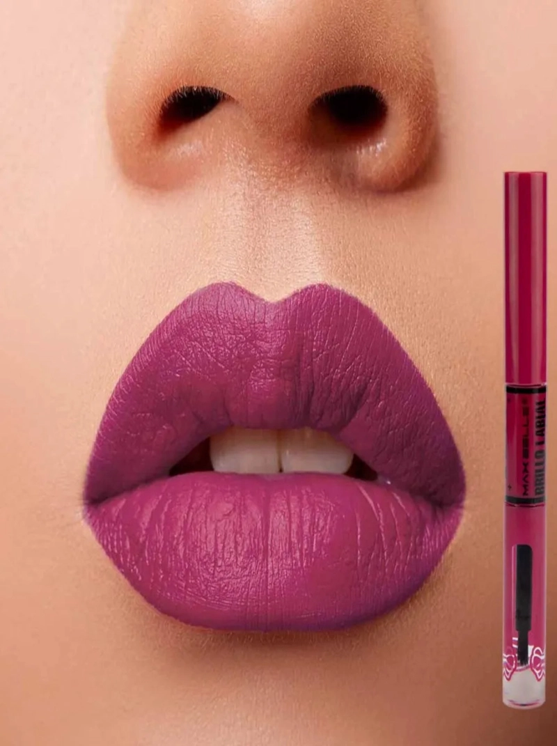 PACK 4 LABIAL MATE DUAL 2EN1 GLOSS BRILLANTE MAQUILLAJE LAU - 6