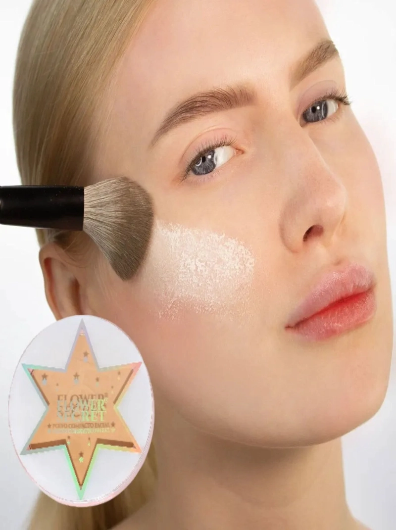 PACK 24 POLVOS COMPACTO FACIAL ESTRELLA ACABADO SEDOSO LAU - 6